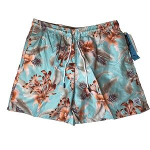 NWT! Spicy Tuna Swim Trunks‎ XL w Full Waist Draw Cord